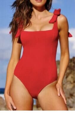 Beach Riot Sydney One-Piece (Red 1) Swimsuits Resort Beach Womens Medium New